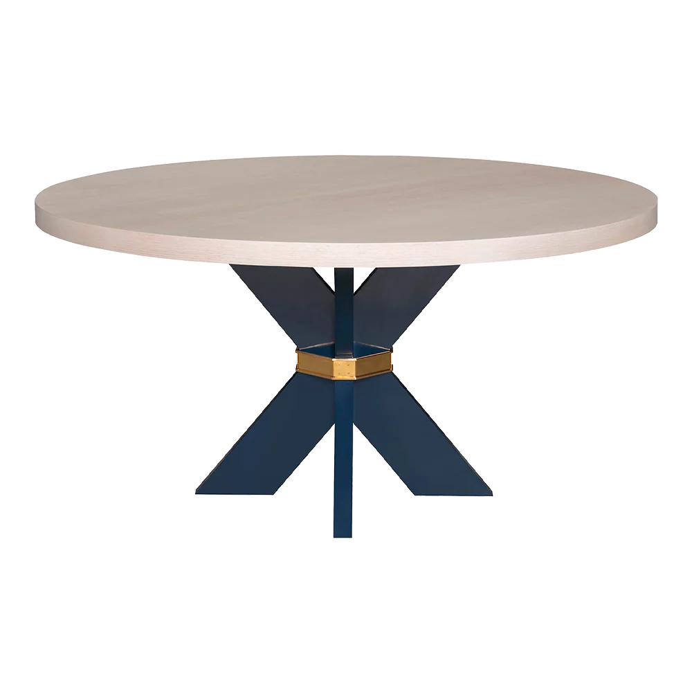 Savannah X 59 Table with White Washed Oak Top